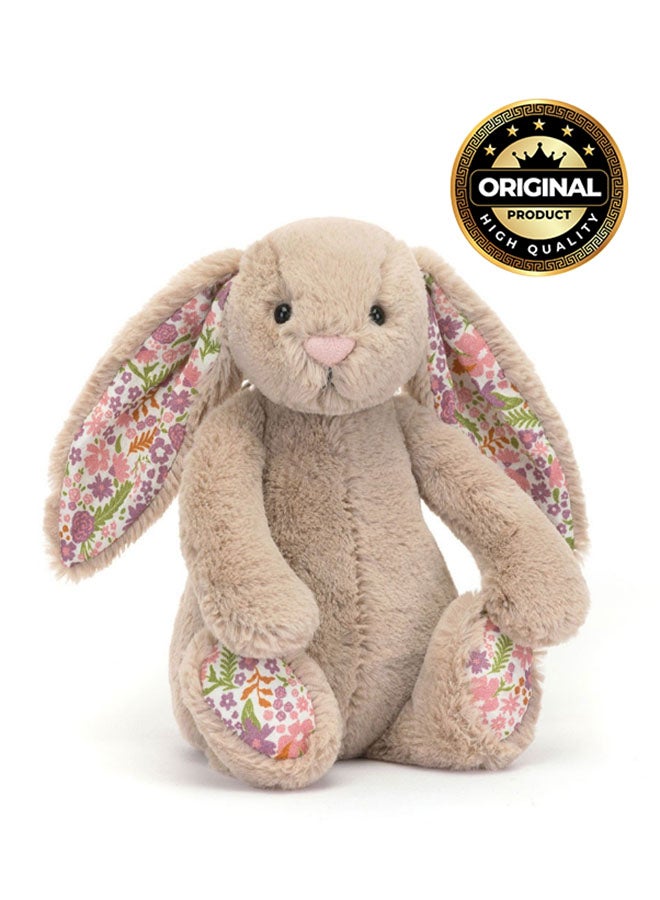 Jellycat بunny 'Petal' بلون البيج - لعبة محشوة ناعمة بأرجل Cordy، هدية عيد الحب لطيفة للأطفال والبالغين، مجموعة Jellycat، 23 سم - Image 1